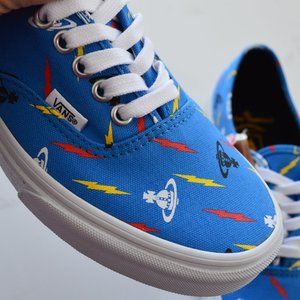 vans authentic viv westwood blue sneaker shoes new